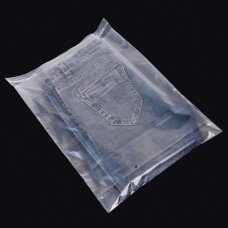 Recycled clear courier bags 350x450+70 B5 100 pcs
