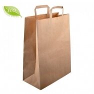 Paper bags with handle 260+120x350mm