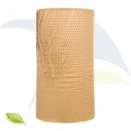 Corrugated wrapping paper roll 395mm / 100m