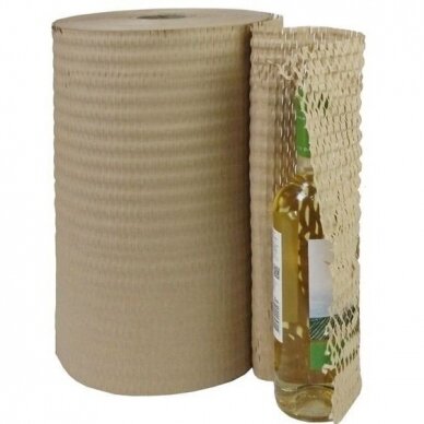 Corrugated wrapping paper roll 400mm / 250m 4
