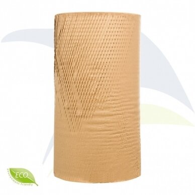 Corrugated wrapping paper roll 400mm / 250m